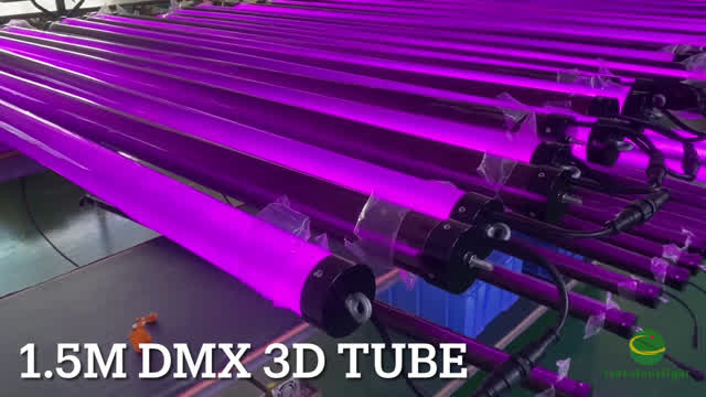 50mm DMX 3D Tube with Black Housing, Popular Option