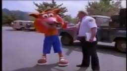 Crash Bandicoot at Nintendo Headquarters Commercial (1996)