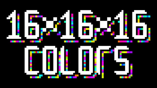 16x16x16 colors (fr/en)