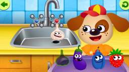 Baby Learn Colors Games _ Kids Learn Fruits and Vegetables With Funny Food 2 - Kids Learning Videos