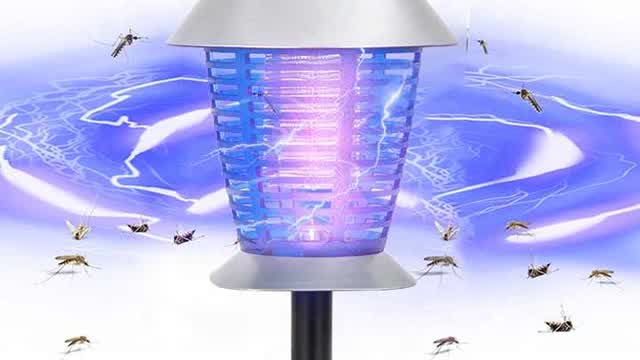 Electronic Insect Killer Outdoor Waterproof Fly Bug Insect Uv Light Electric Mosquito Killer Lamp