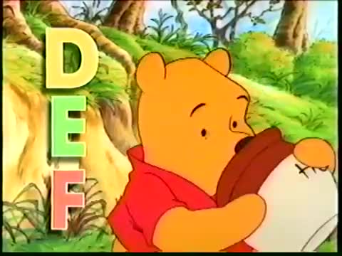 Winnie the Pooh ABC Song (VHS Capture)