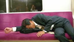 sleeping japanese