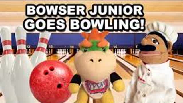 Bowser Junior Goes Bowling!