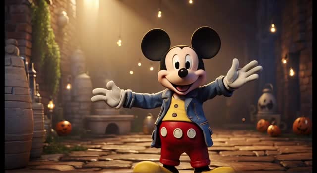 Magical Adventure of Mickey Mouse AI generated Disney character themed animation