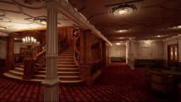 Exploring a 3D recreation of the RMS Titanicin Titanic_ Honor and Glory (Demo 401)