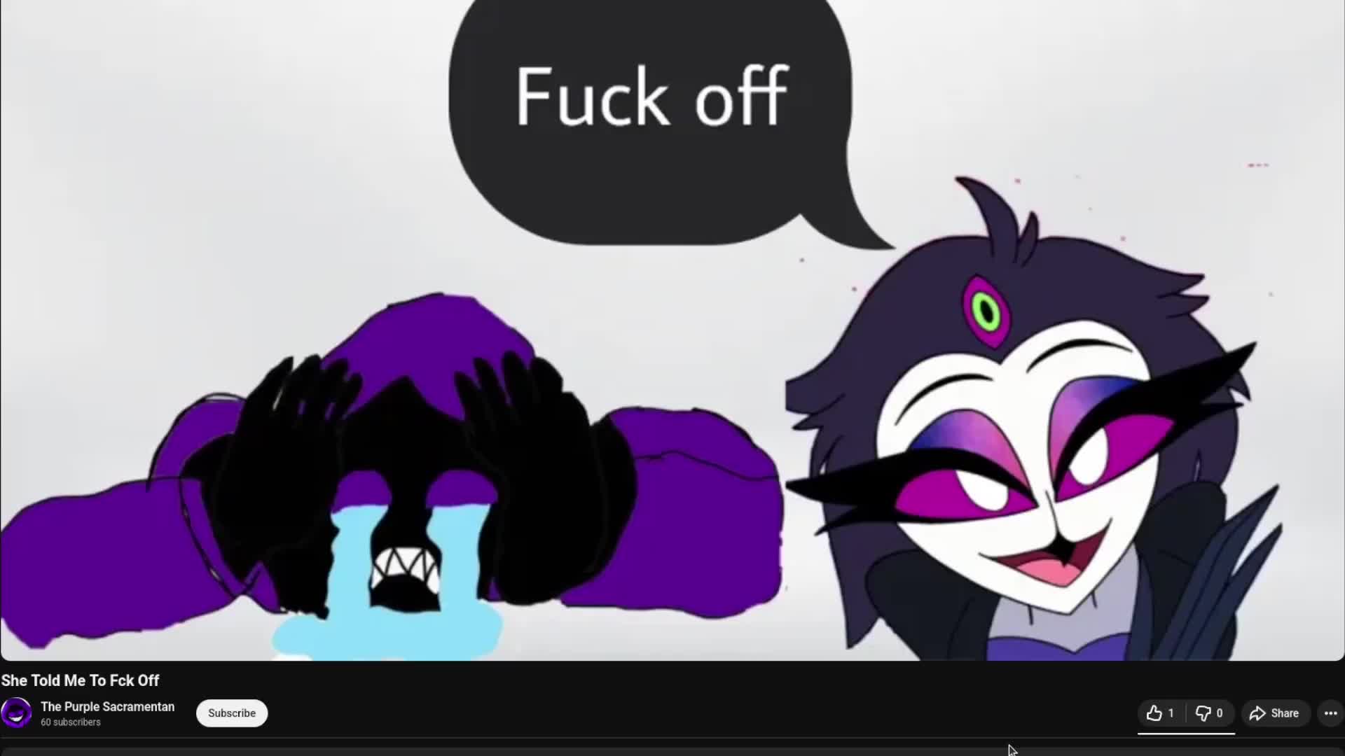 The Purple Spergramentan CRIES Over Rosa Leaving Him LOL! The Purple Spergramentan CRIES Over Rosa Leaving Him LOL!