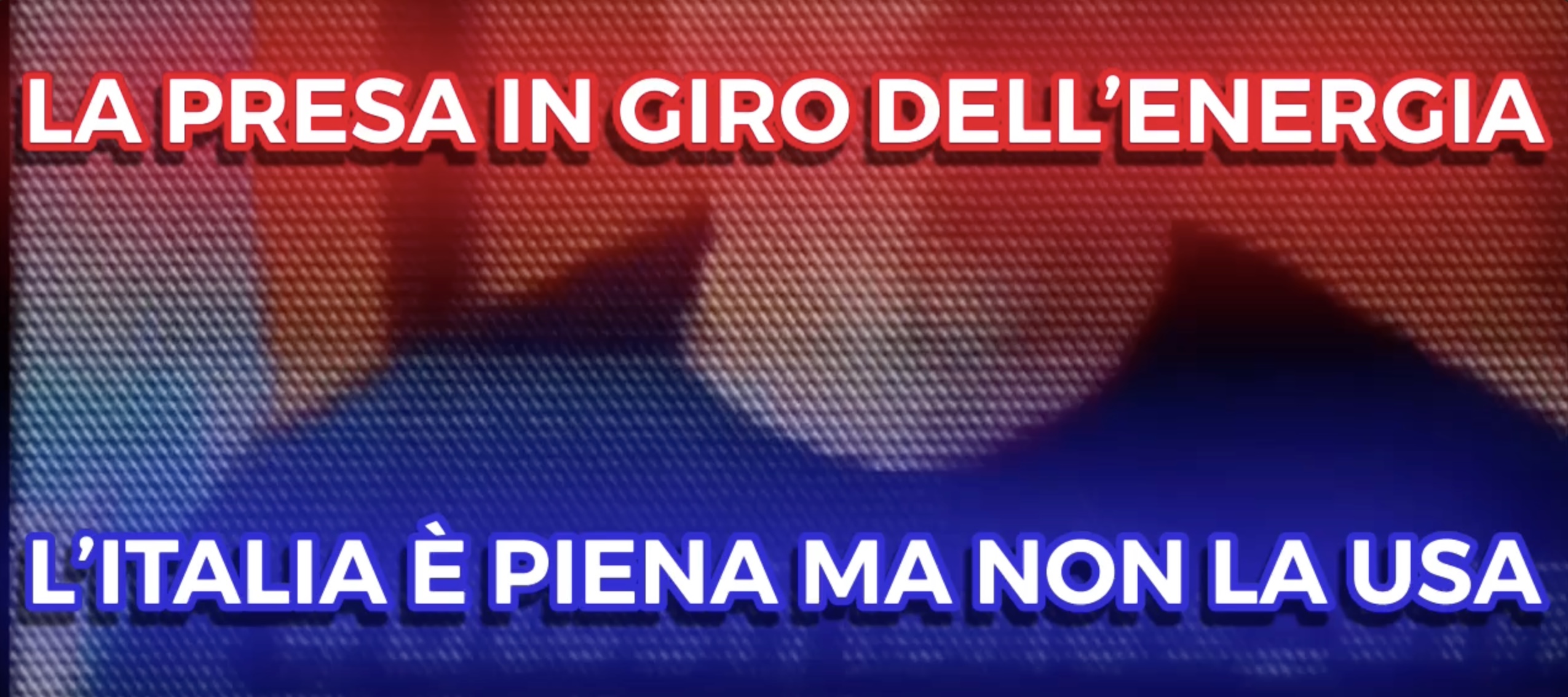 La Beffa dellEnergia - LItalia è piena ma non la usa