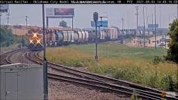 Railfanning in Oklahoma City, OK (8/2/2021) (Part 4) (Ft. Virtual Railfan, NOT MINE)