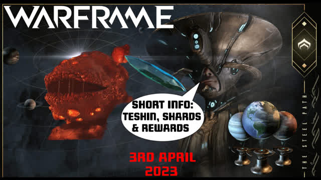 Teshin, Shards and Warframe Rewards Rotation - Weekly Reset for April 3rd