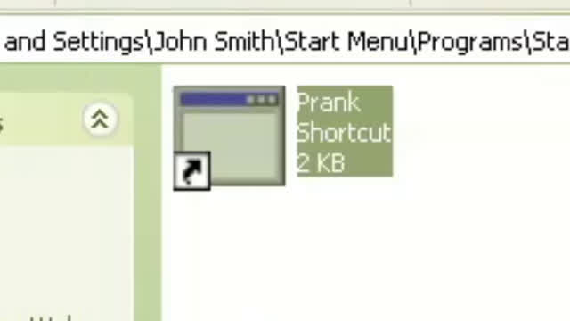Pranking friends with shortcuts: Log off upon Log on!