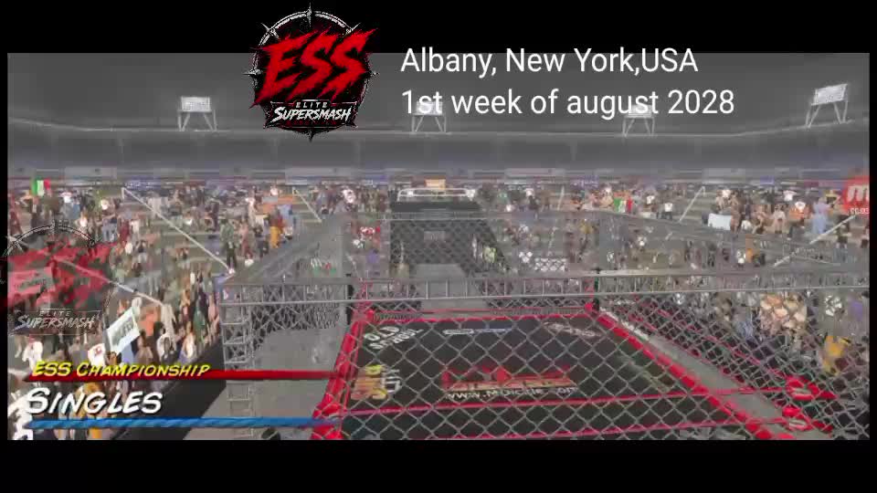 Elite Supersmash - Hulk vs Angry Video Game Nerd - ESS Title Steel Cage Match - 1st week of August 2