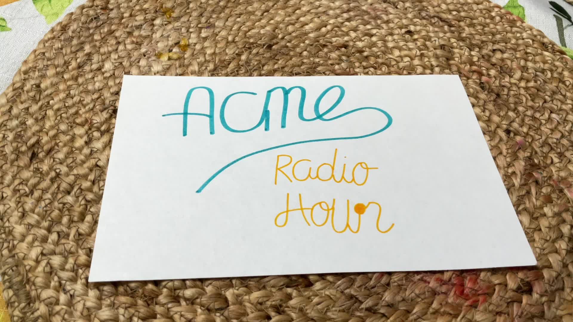 ACME Radio Hour Opening