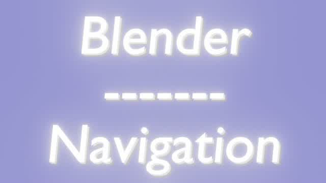 Blender Navigation (fr_en)