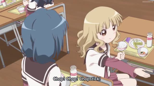 YuruYuri S02E03 Chocolate and Tears and Girls and Girls and Isobe Fries
