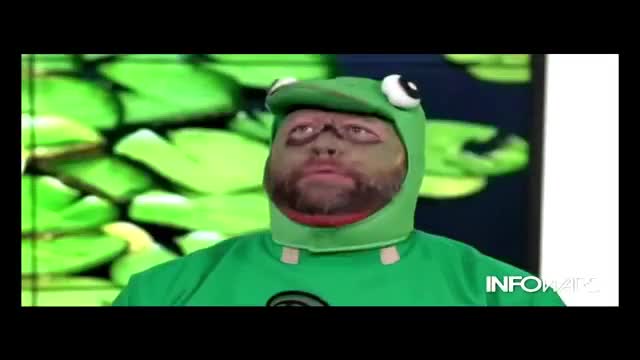 Alex Jones as a Gay Frog
