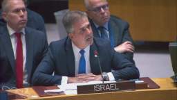 Israels permanent representative to the UN called on the organizations secretary general to resign