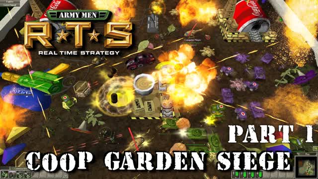 AM RTS Great Battles 1 - Garden Siege COOP part 1