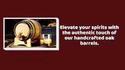 Elevate ANY Spirit with Our 1L Oak Aging Barrel
