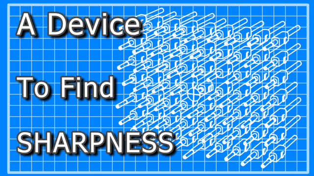 Finding the True Sharpness of a Lens?