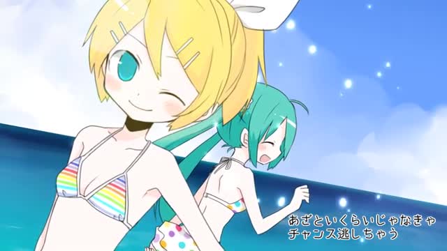 Hatsune Miku & Kagamine Rin - Summer Idol【サマーアイドル】