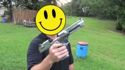 Shootin the hacker in the face and killin a memelord