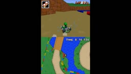 Mario Kart DS SNES Battle Course 1 In-Game Test