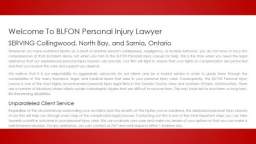 Car Accident Law Firms North Bay - BLFON Personal Injury Lawyer (800) 596-0743