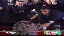 Lo Storico Momento del Tentato Suicidio salvato da Pippo Baudo (Sanremo 1995 - Rai 1)