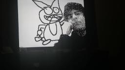 Easter Bunny Flipnote but its on my TV