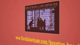 Lawyer For Accident Boynton Beach FL - Drucker Law Offices (561) 265-1976