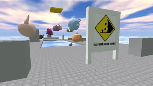 dodging the teapots of doom! (well technically)