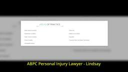 Malpractice Lawsuit Lawyers Lindsay ON - ABPC Personal Injury Lawyer (800) 964-0847