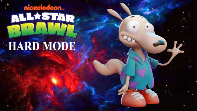 Nickelodeon All-Star Brawl Hard Mode Highlights: Rocko