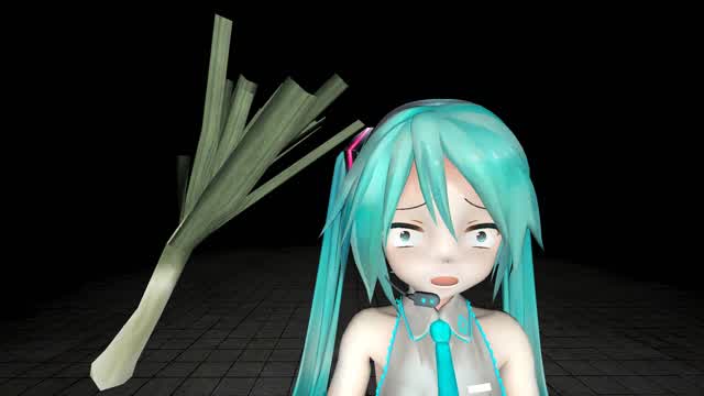 Miku hates leeks