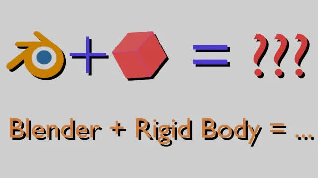 Blender - Rigid Body be like (fr_en)
