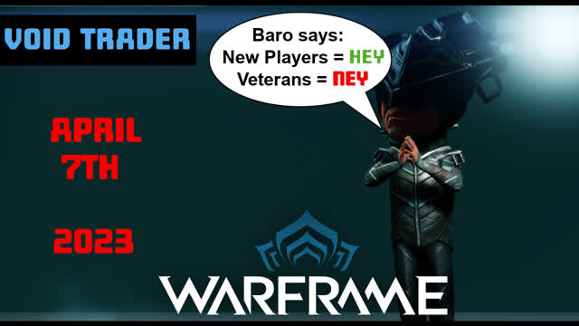 Warframe Baro KiTeer Inventory Info - Voidtrader for April 7th 2023 #warframeinfo #warframe