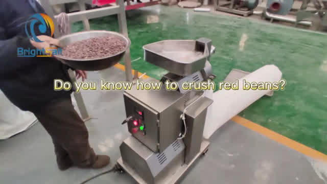 Do you know how to crush red beans?#bean mill#fbeanflourgrinder#flourmillingmachine#beanflourmill