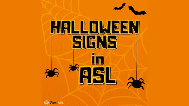 Halloween Signs in ASL