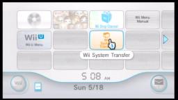 Wii to Wii U System Transfer