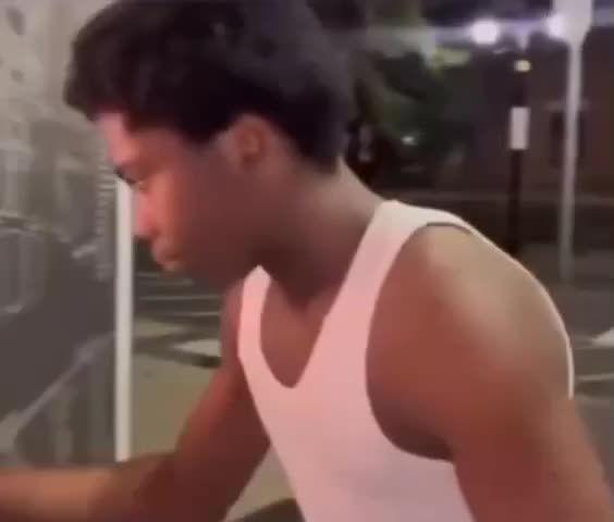 police prankcall with helium balloon