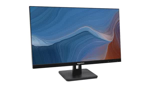Amazon Basics Full HD Monitor with Stand, Powered with AOC Technology, VESA Compatible