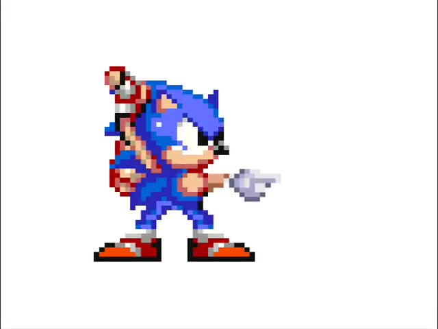jetpack hedgehog says "Go to hell!"
