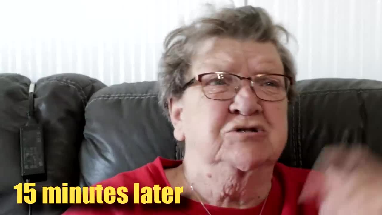 BEAR PRANK ON GRANDMA!