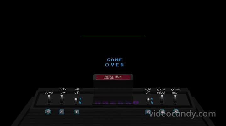Atari 2600 Gameplay - Fatal Run