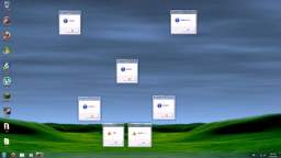 crazy windows xp error , popup , effect . 2023