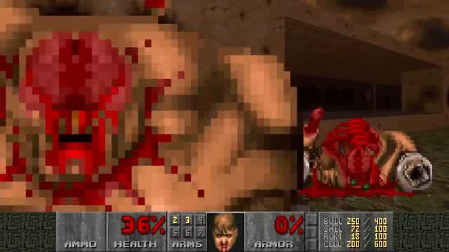 Doom II: The Mancubus death sound but with Ethan Ralphs shart mixed in (by ThyBonesConsumed)