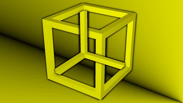 Making optical illusions in Blender N°3: Impossible Cube