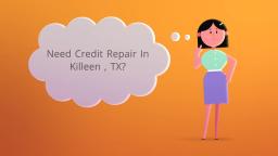 Credit Repair in Killeen, TX