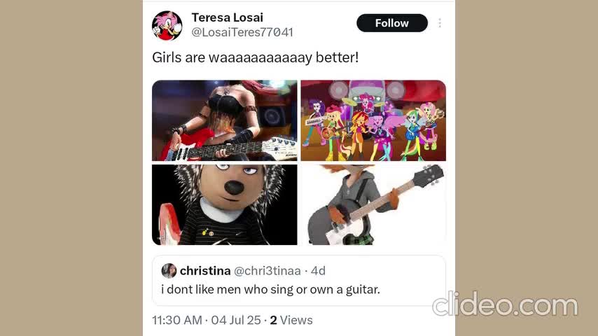 Teresa losai being a hypocrite